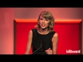 Taylor Swift accepts Billboard's Woman of the Year