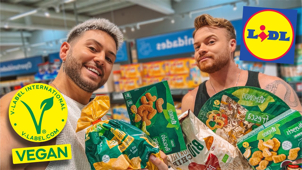 COMENDO APENAS COMIDA VEGAN DO LIDL! *tens de conhecer* 🌱