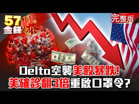 Delta空襲美股暴跌！美確診7.9萬翻3倍洛杉磯重啟口罩令！？ - 徐俊相 汪潔民 黃創夏《金錢爆》2021.0720