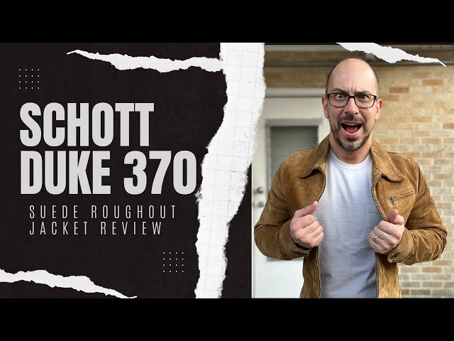 Schott Duke 370 Review: A Classic Men's Suede Jacket - YouTube