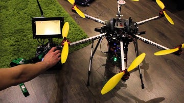 Diy brushless gimbal on alexmos FPV test now we can fly :)