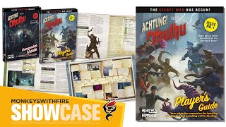 SHOWCASE || ACHTUNG! CTHULHU 2D20 || MODIPHIUS ENTERTAINMENT || UNBOXING