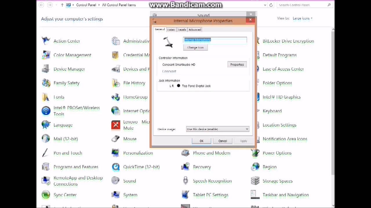 How to Fix Internal Microphone (Lenovo Thinkpad) YouTube