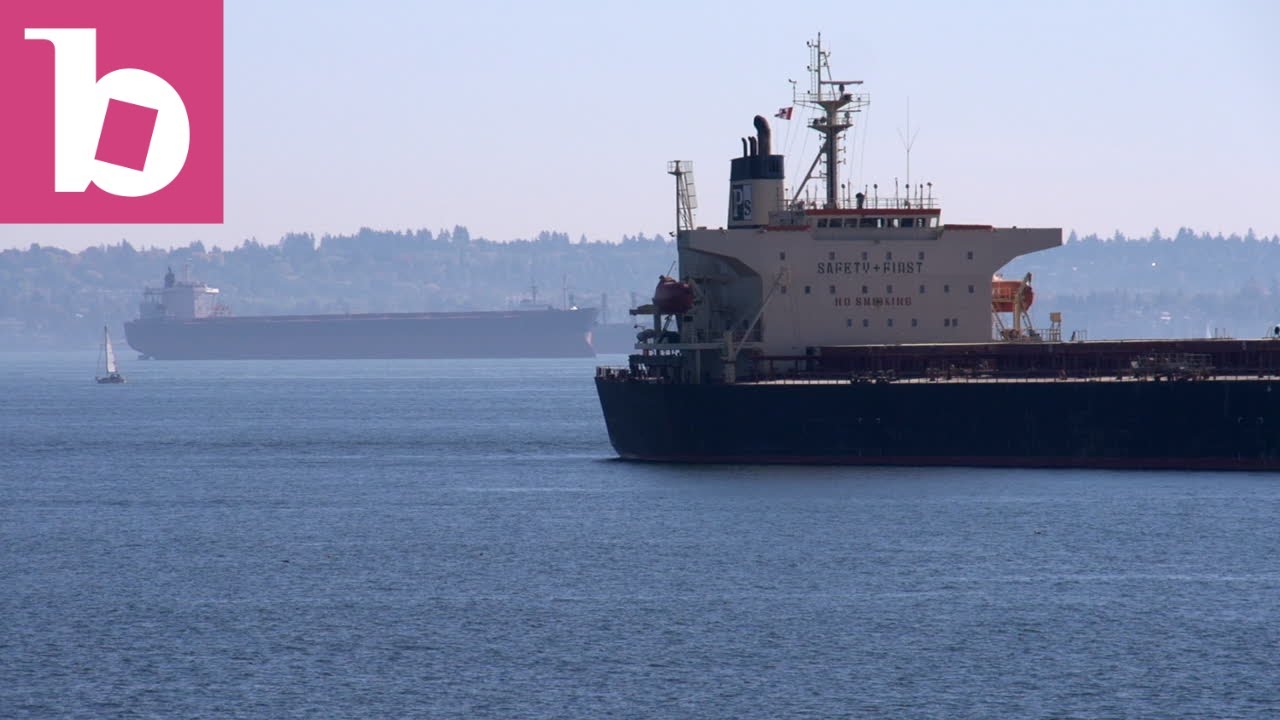 Cargo ships -  Burrard Inlet: 2012