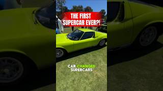 Lamborghini Miura (1966): The First Supercar Ever 🏎️🔥 #lamborghini #miura #classiccars