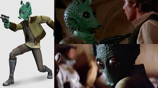 Greedo Scenes (Ep 1, Clone Wars, Ep 4)