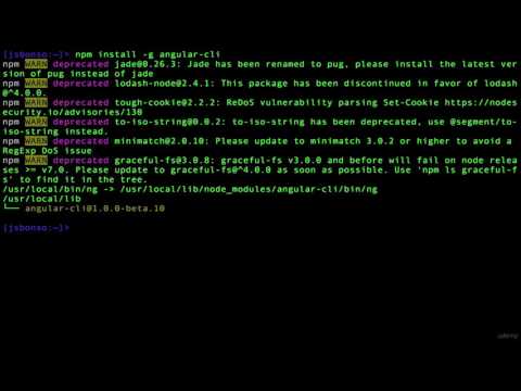 Angular2: Bài 6 Angular CLI Installation
