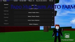 Blox Fruits Auto Farm Pado Hub Works For Any Mobile Excutaor Computer Pastebin