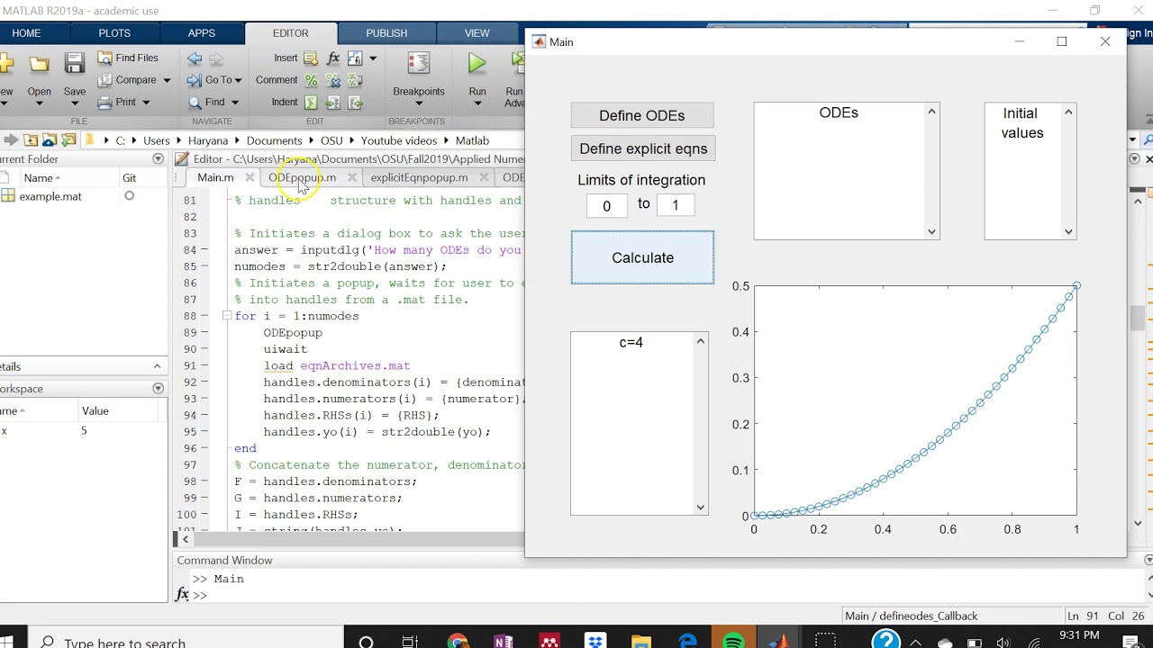 How to use a mat file in MATLAB - YouTube