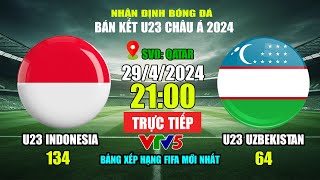 Nhận Định Bóng Đá: U23 Indonesia - U23 Uzbekistan | Bán Kết U23 Châu Á 2024 | Ngày 29/4/2024
