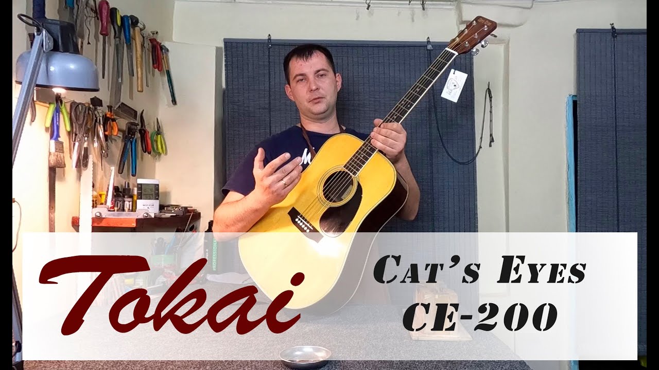 Cat's Eyes CE-200 made in japan 1970s by Tokai Gakki : รีวิว - YouTube