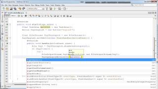 JavaFX da FGI yasash 081 FileChooser TextArea dagi matnni faylga saqlash