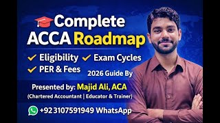 Complete ACCA Roadmap  Eligibility, Exam Cycles, PER & Fees 2026 Guide