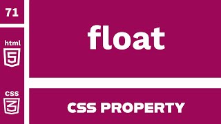 CSS Property : float explained !