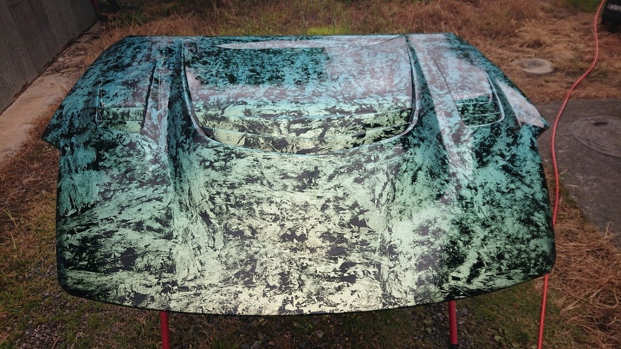 ボンネットラップ塗装 Youtube