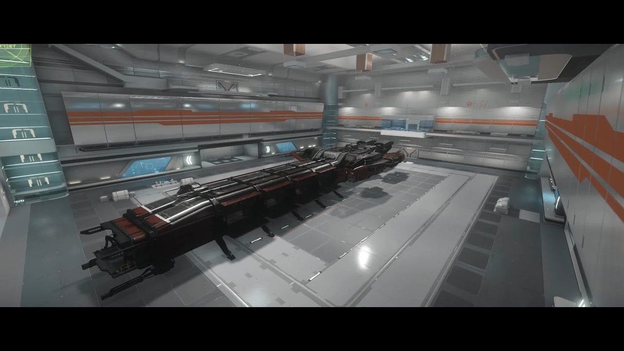 Star Citizen - Hangar Module - Drake Interplanetary Caterpillar - YouTube
