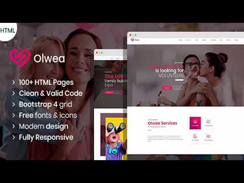 Olwea - LGBT Community HTML template | Themeforest Website Templates and Themes