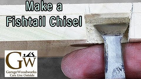 Make a Fishtail Chisel from a Cheap Chisel !!