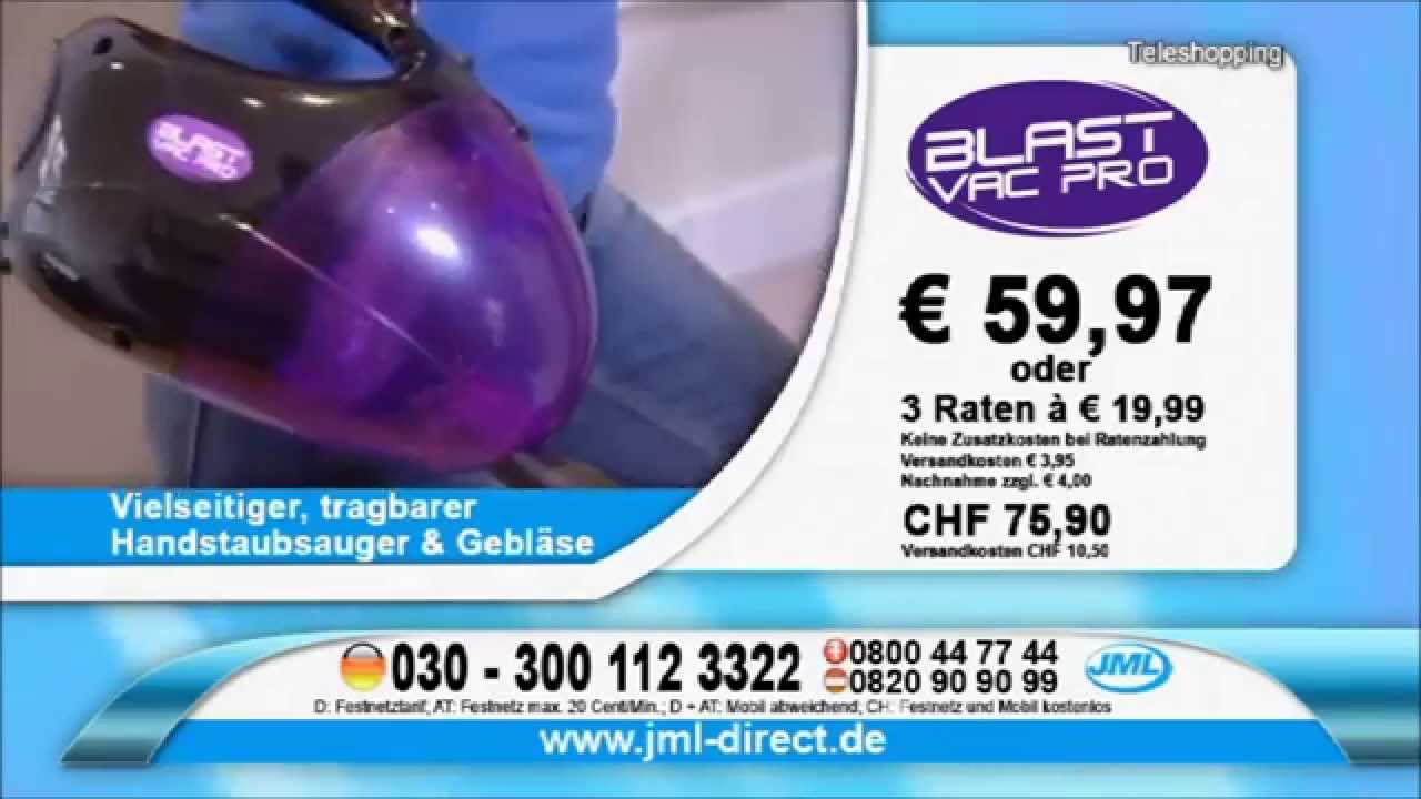 JML BLAST VAC PRO Power Staubsauger
