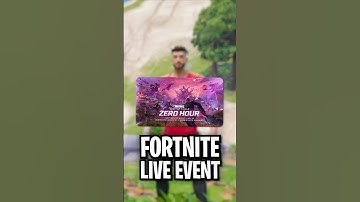 I was in a Fortnite event