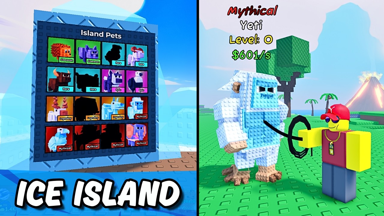 Я получил НОВЫХ МИФИЧЕСКИХ ПРИМАНОК на Ледяном острове в игре Catch And Tame Roblox!