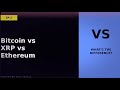 EP2: Bitcoin vs XRP vs Ethereum 