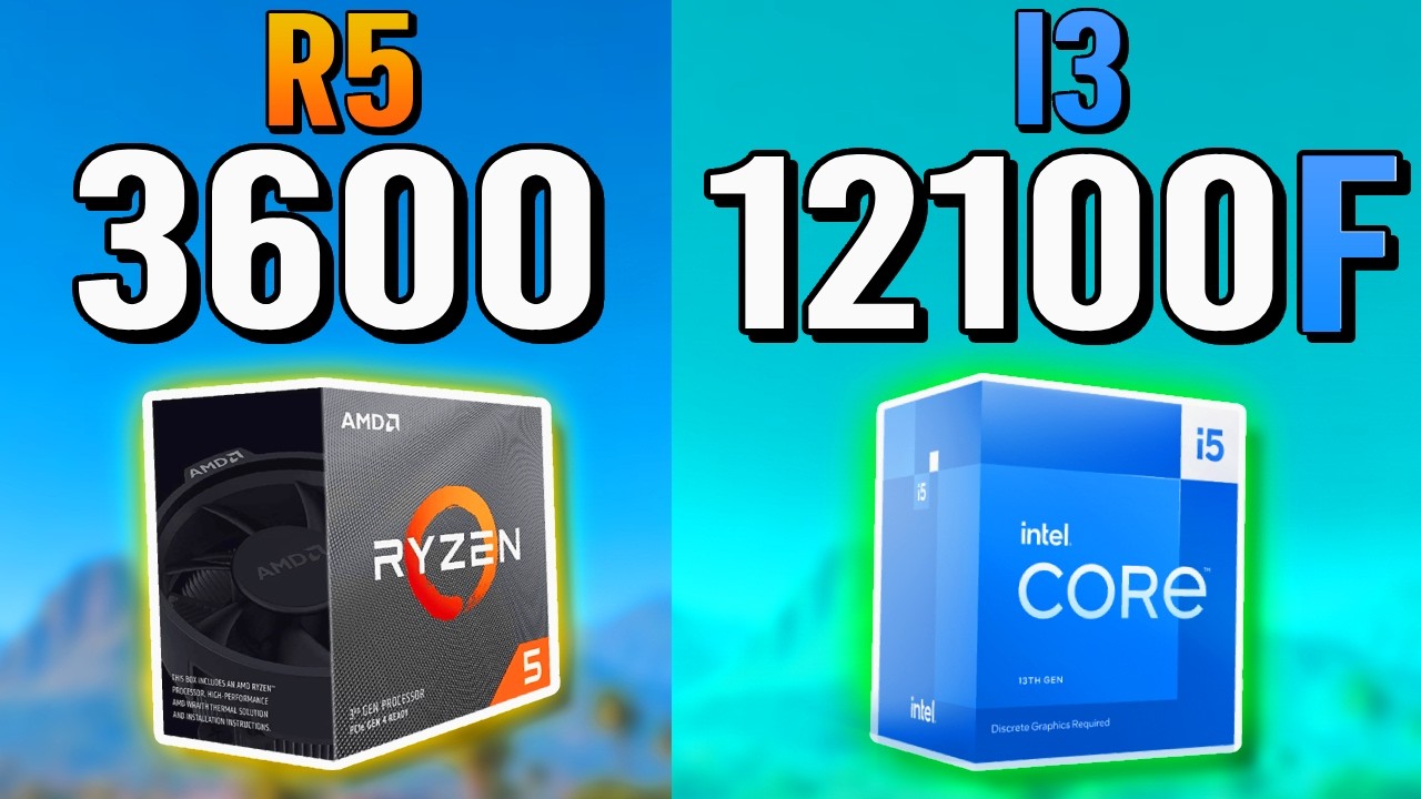 R5 3600 vs i3 12100F - Which To Get?! - YouTube