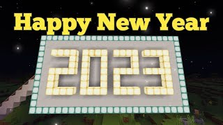 2023 New Year’s Countdown! (Minecraft)