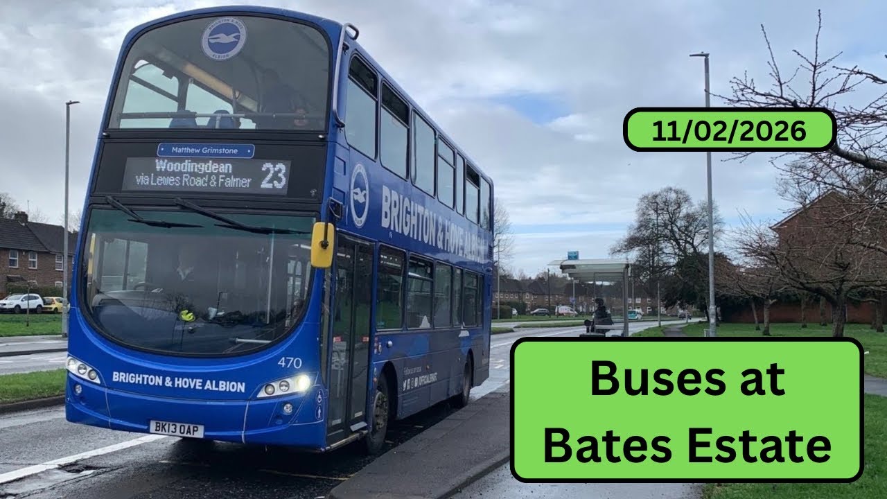 Buses at Bates Estate - 11/02/2026