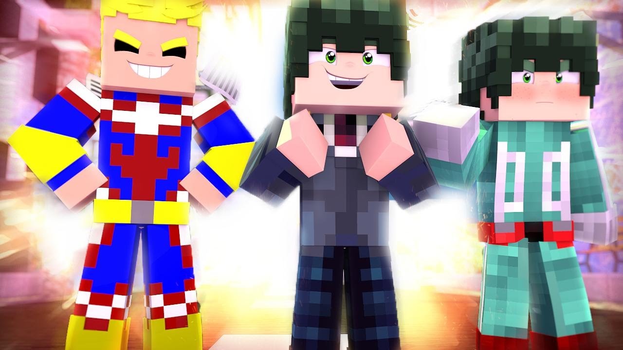 Minecraft BOKU NO HERO ACADEMIA HERÓIS 1 ‹ Sky › YouTube