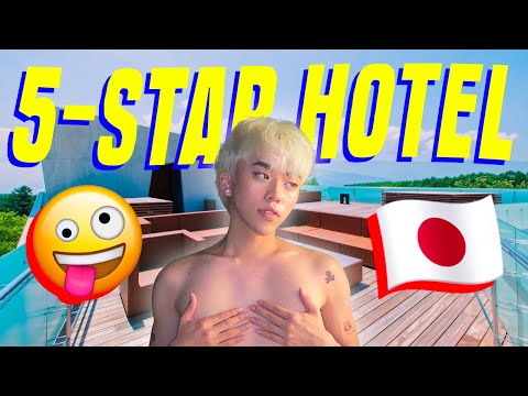 I Stayed at a LUXURY Hotel in Japan *the staff was hot lol* | worldofxtra