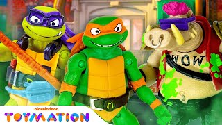 Bebop's Concert Floods the Sewer with Ooze! 🟢 | TMNT Toys | Toymation