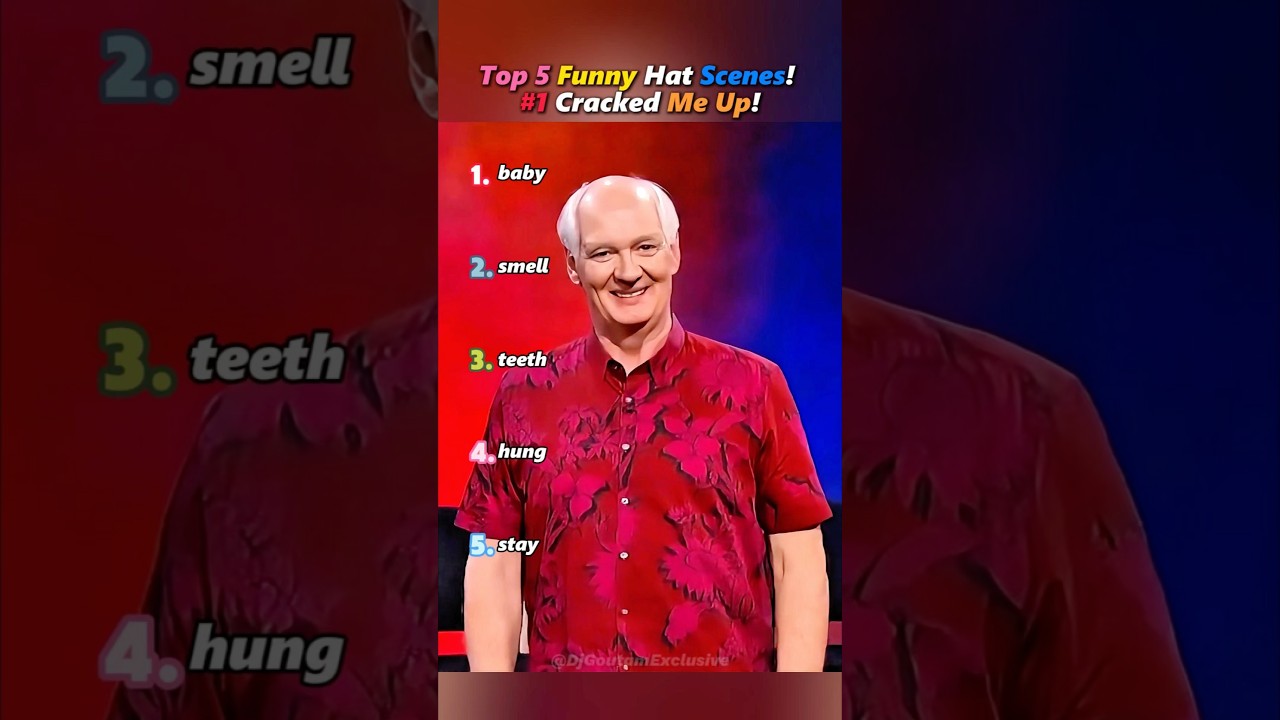 Top 5 Funny Hat Scenes! #1 Cracked Me Up! #viral #funny #talk #comedy #celebrity #gameshow #talkshow