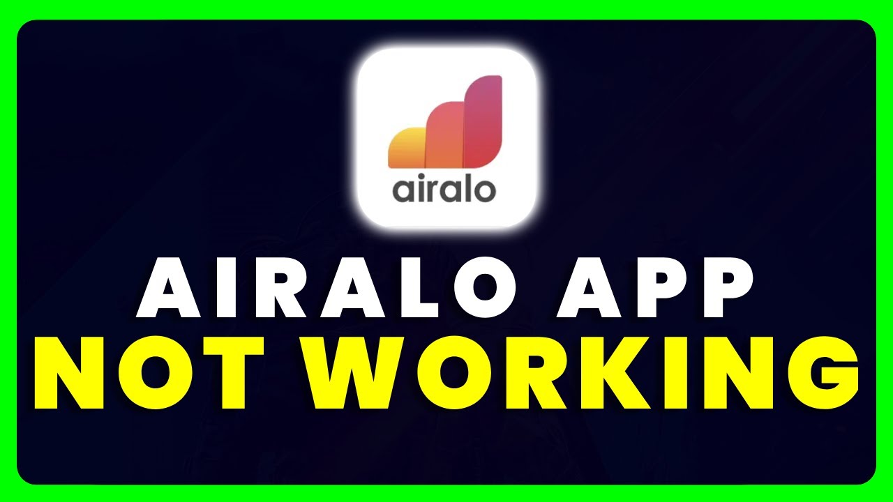 Airalo App Not Working How To Fix Airalo App Not Working YouTube airalo-app-not-working-how-to-fix-airalo-app-not-working-youtube