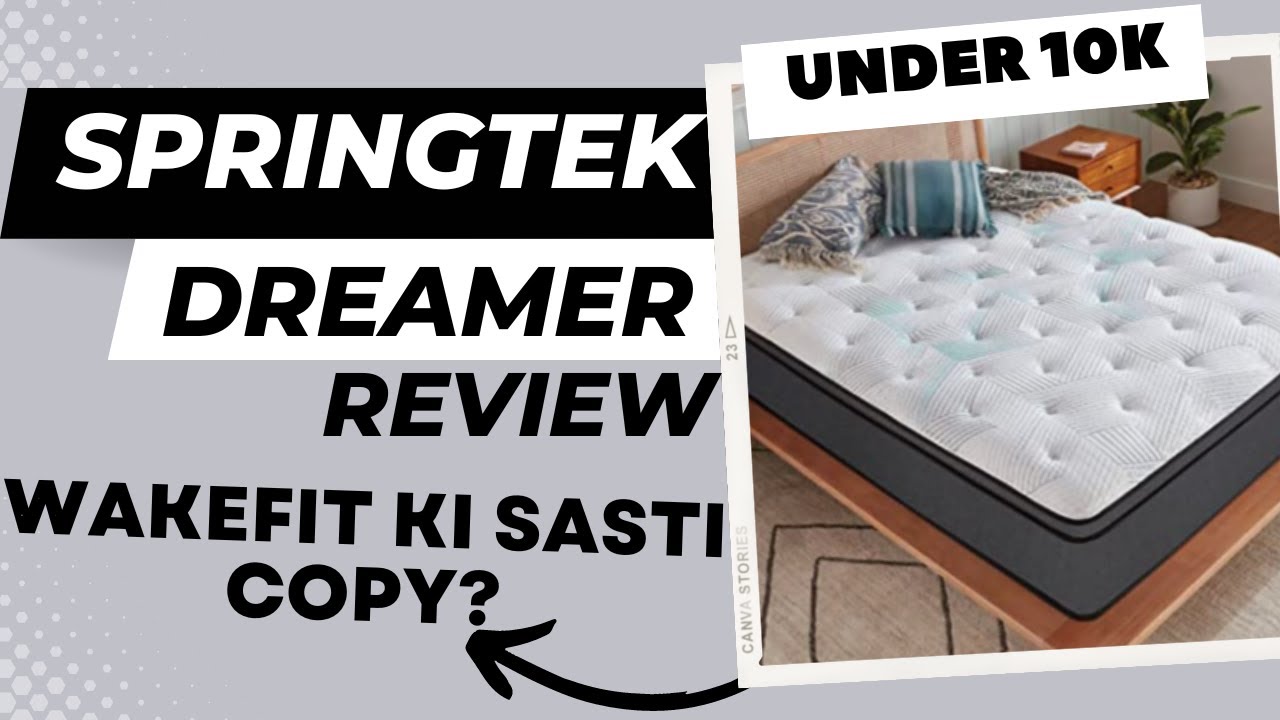 springtek dreamer memory foam mattress