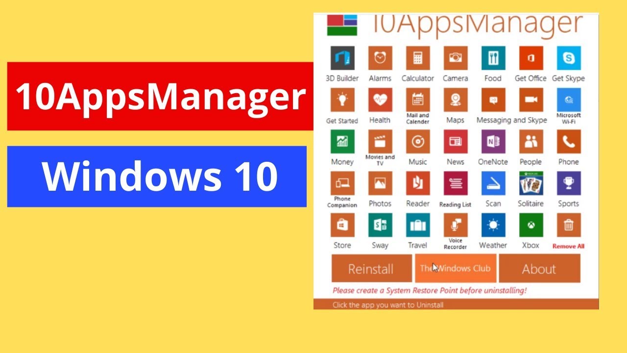 10appsmanager-for-windows-10-remove-pre-built-apps-youtube