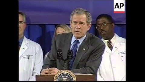 President comments on bio-terrorism