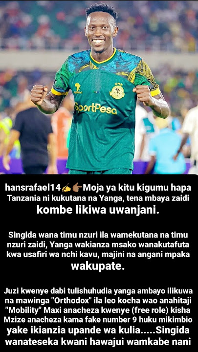 Kitu kigumu Yanga ni hiki sasa