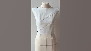 Simple darts’ manipulation #patternmaking #diy #sewing #patterns #fashion #sewingtutorial