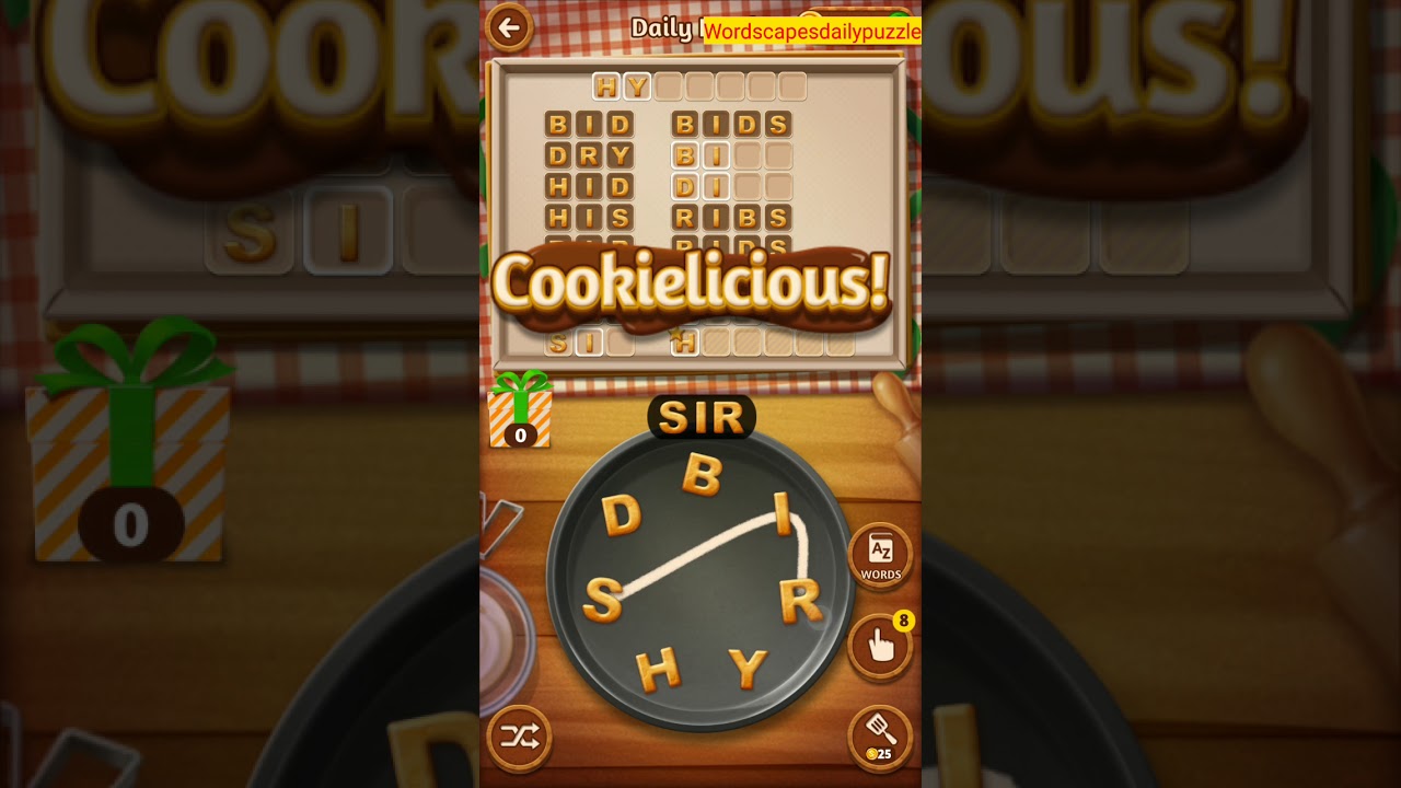 Word Cookies Daily Puzzle March 23 2020 Answers