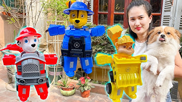 Changcady review robot chó cứu hộ biến hình và robot xe ô tô biến hình thủ công - Part 62