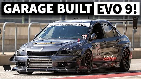 600+ hp Widebody Time Attack Evo is no Parking Lot...