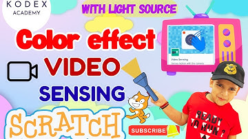 How to Use Video Sensing in Scratch | Create Color Sensing Game with Webcam & Light | Full Tutorial