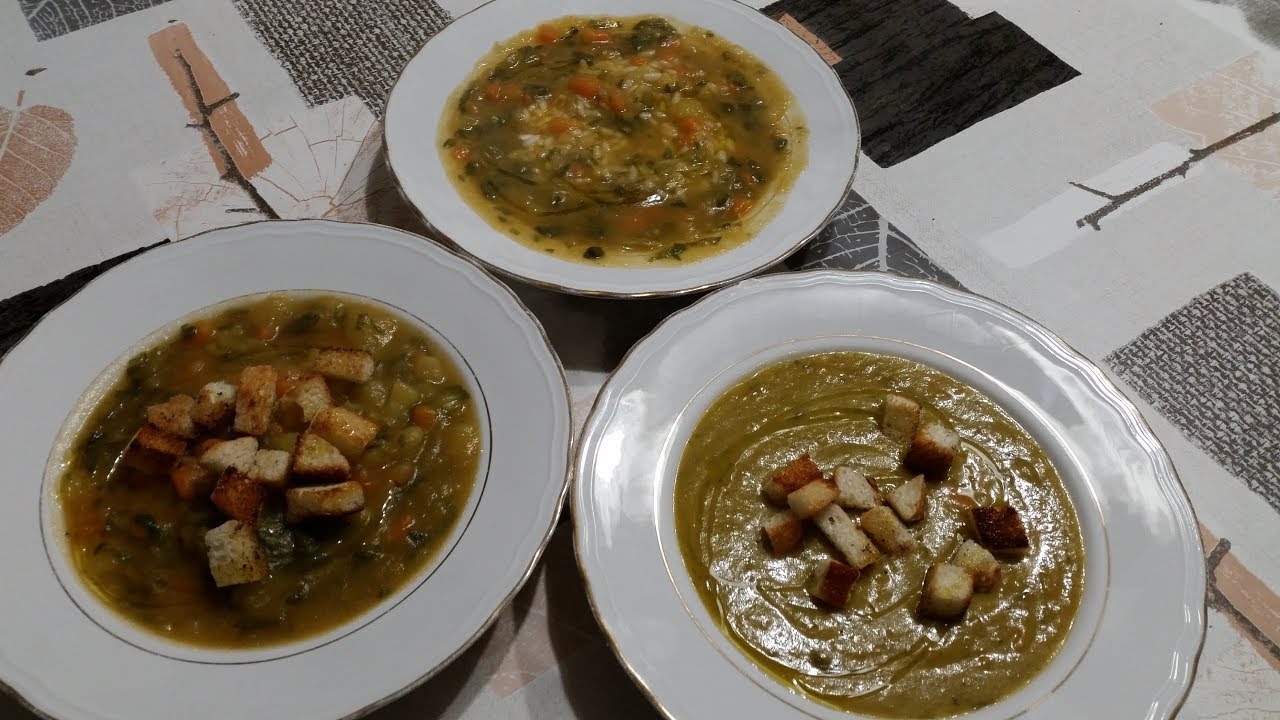 3 TIPI DI MINESTRONE DI VERDURE