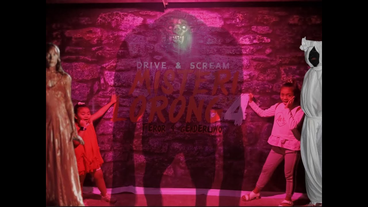 RUMAH HANTU HOROR DRIVE THRU Lorong 4 Teror 4 Genderuwo Pesona Square Depok#ujinyali#viral#depok