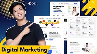 How to create Digital Marketing website in WordPress II FREE Theme and Plugin II 2025