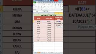 Celebrity Datevalue Function in excel #exceltutorial #nkexcelclasses #short #ms_excel #datevalue Profile
