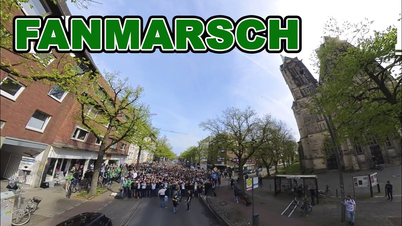 Fanmarsch - Aufstieg SC Preußen Münster - 22.04.2023