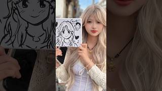 Blonde Bombshell Ancient Alley Portrait | Blonde Hair Live Street Sketch | Boho Village Art