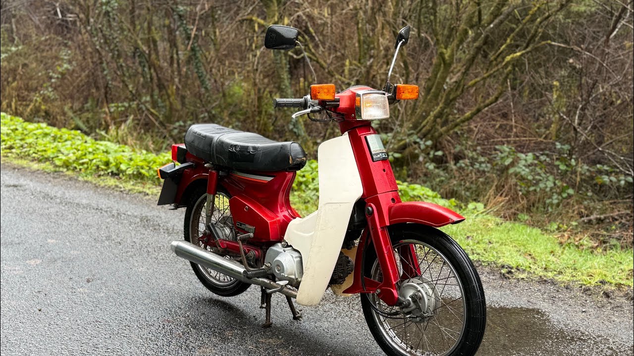 Honda cub 90 1992 - YouTube